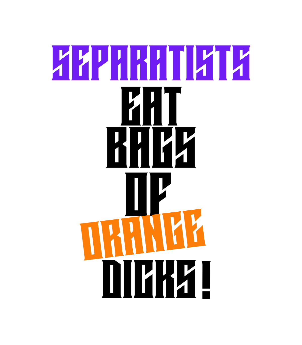 Berta Proud Dad Eats Bags of Orange Dicks Tee