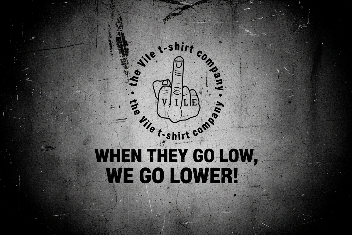 Vile T-Shirt Company Hero Banner